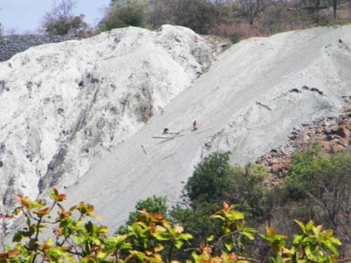 Abandoned asbestos mining waste, Roro Hills. Photo: Shweta Narayan.