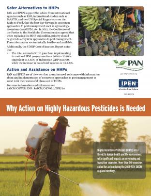 Why Action on Highly Hazardous Pesticides is Needed postcard