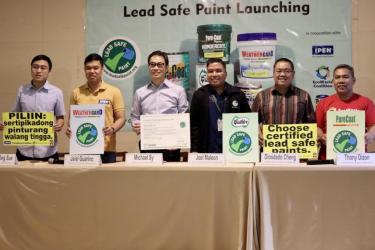 Press Conference for Lead Safe Paint certification