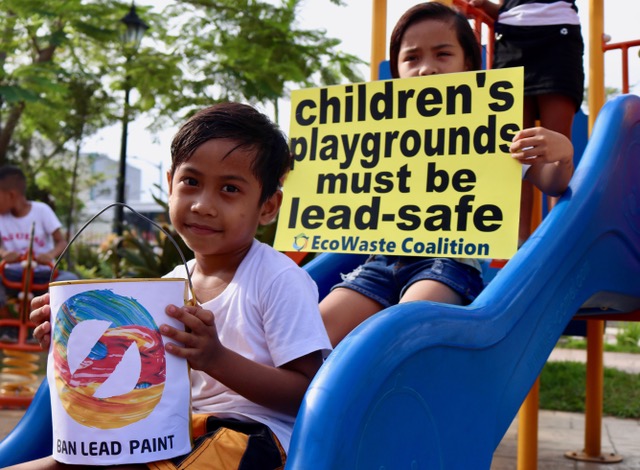 EcoWaste in the Philippines called for safer paints for playground equipment