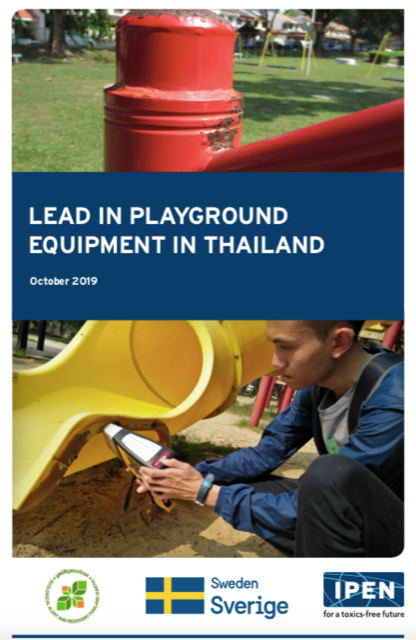 Earth Thailand found high levels of lead in playground structures